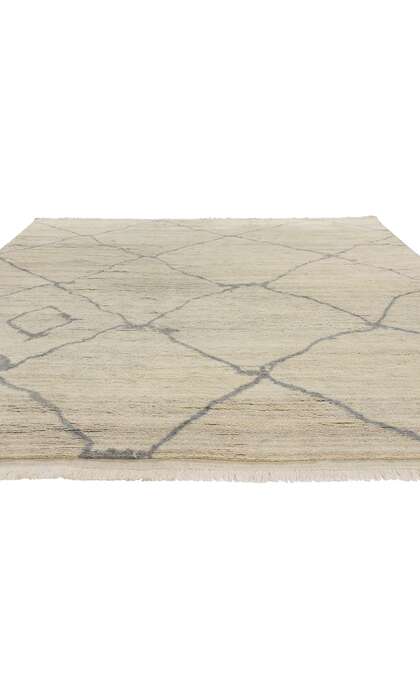 8 x 10 Modern Desert Mist Moroccan Rug 31270