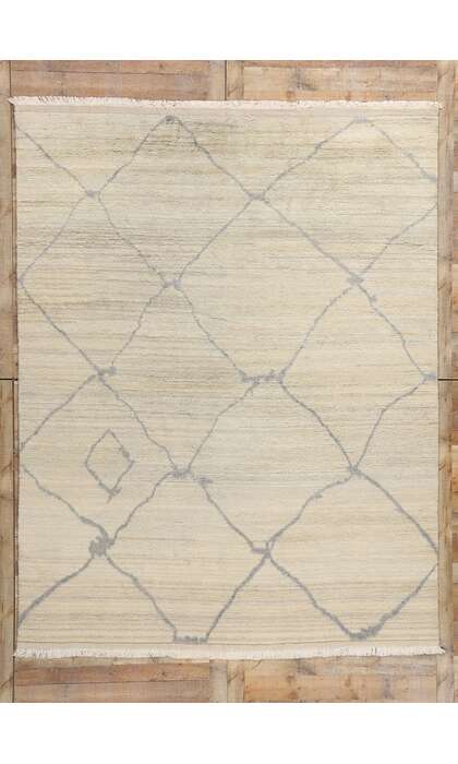 8 x 10 Modern Desert Mist Moroccan Rug 31270