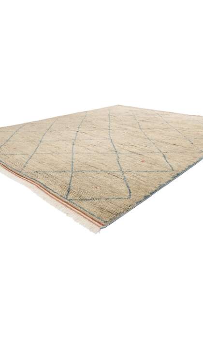 8 x 10 Azure Desert Diamond Modern Moroccan Rug 31231