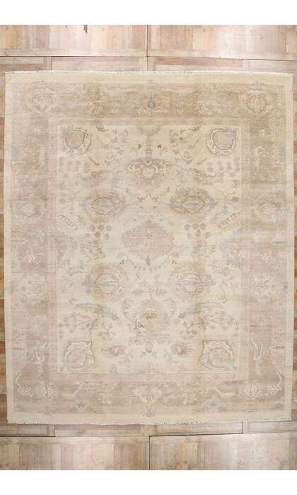 12 x 15 Vintage-Inspired Oushak Rug 30425