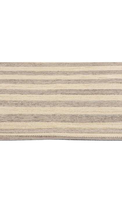8 x 10 Linear Drift Organic Modern Striped Moroccan Rug 31210