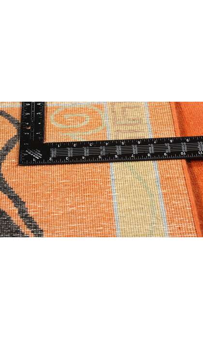 8 x 10 Modern Orange Chinese Art Deco Rug 31097