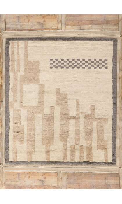 8 x 10 Urban Oasis Organic Brutalist Moroccan Rug 31181