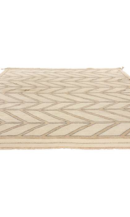 8 x 10 Organic Modern Desert Herringbone Moroccan Rug 31238