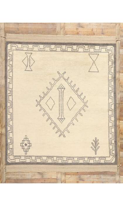 8 x 10 Tribal Tranquility Organic Modern Moroccan Rug 31198