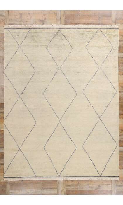 9 x 12 Silent Diamond Serenade Modern Moroccan Rug 31271