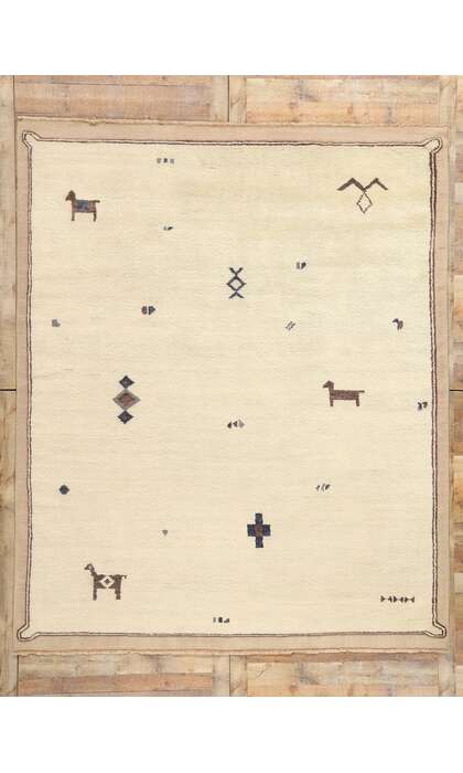 8 x 10 Nomadic Harmony Modern Tribal Moroccan Rug 31197