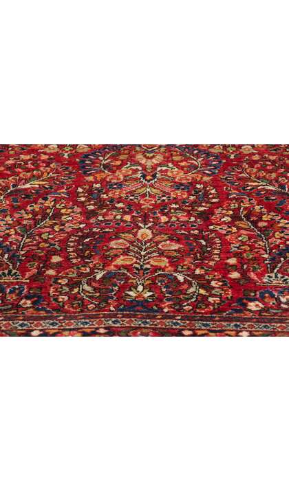 3 x 5 Vintage Persian Sarouk Rug 78914