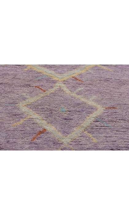 8 x 8 Modern Boho Amethyst Mirage Moroccan Rug 31234