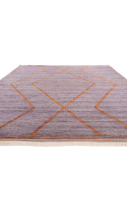 9 x 12 Twilight Horizon Modern Purple Moroccan Rug 31267