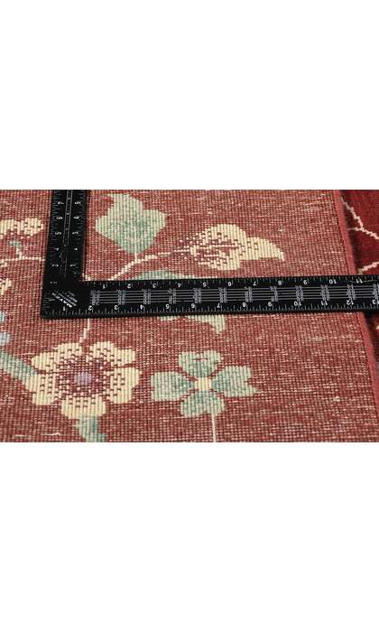9 x 12 Modern Red Chinese Art Deco Rug 31098