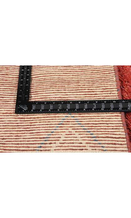 8 x 10 Crimson Nomad Modern Red Moroccan Rug 31218