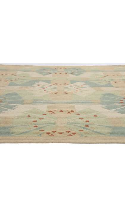 10 x 10 Scandinavian Modern Swedish Inspired Kilim Rug 31107