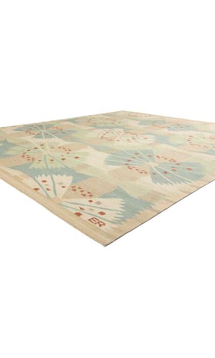 10 x 11 Scandinavian Modern Swedish Inspired Kilim Rug 31105