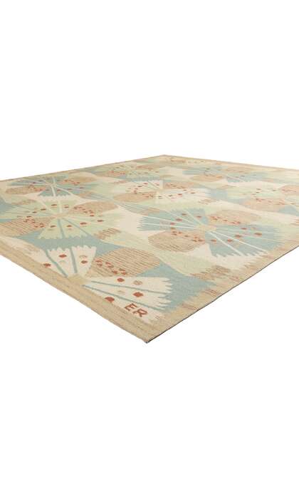 10 x 12 Scandinavian Modern Swedish Inspired Kilim Rug 31106