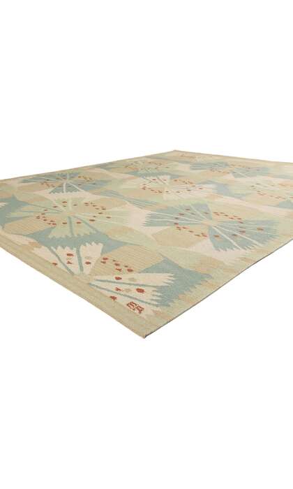 9 x 12 Scandinavian Modern Swedish Inspired Kilim Rug 31108