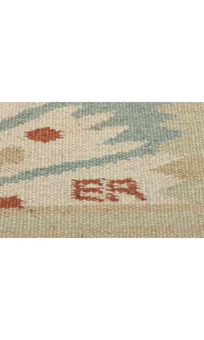 9 x 12 Scandinavian Modern Swedish Inspired Kilim Rug 31108