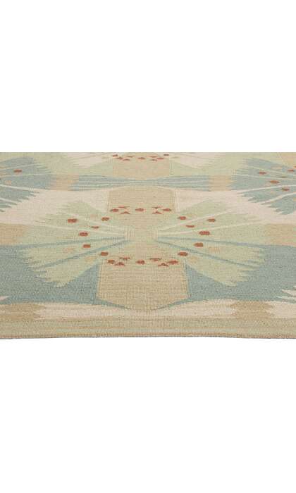 9 x 12 Scandinavian Modern Swedish Inspired Kilim Rug 31108
