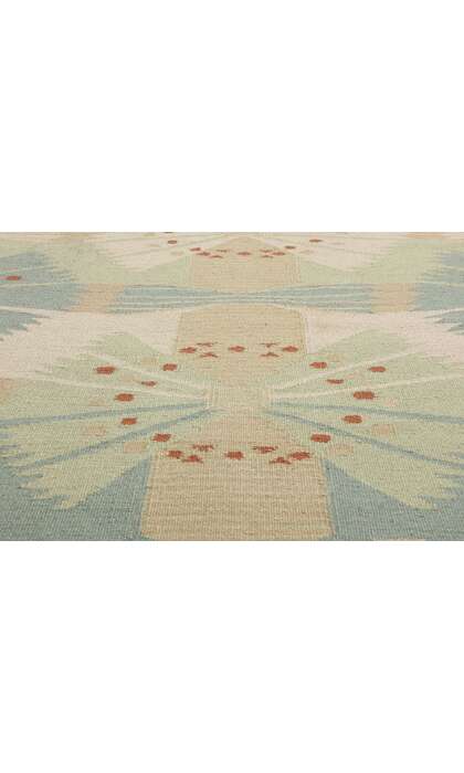 9 x 12 Scandinavian Modern Swedish Inspired Kilim Rug 31108