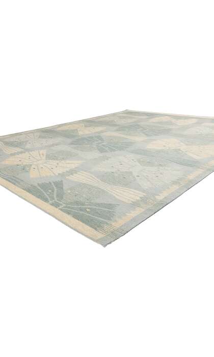 9 x 12 Scandinavian Modern Swedish Inspired Kilim Rug 31109