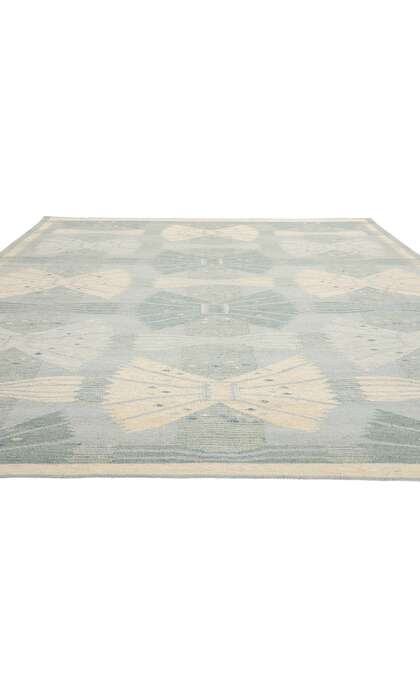 9 x 12 Scandinavian Modern Swedish Inspired Kilim Rug 31109