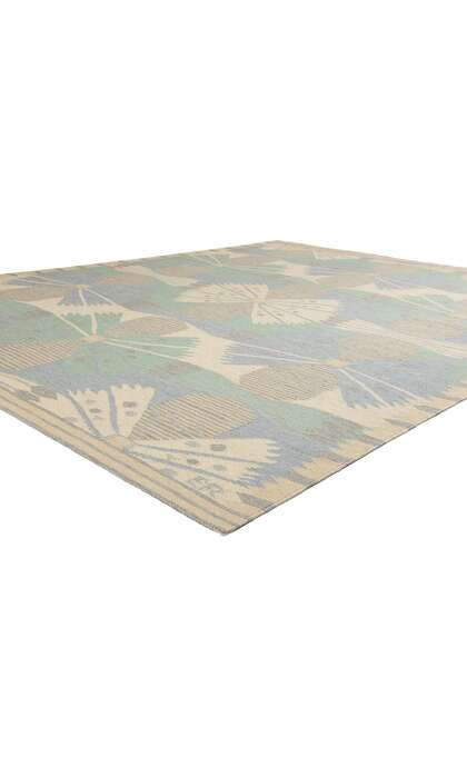 9 x 12 Scandinavian Modern Swedish Inspired Kilim Rug 31110