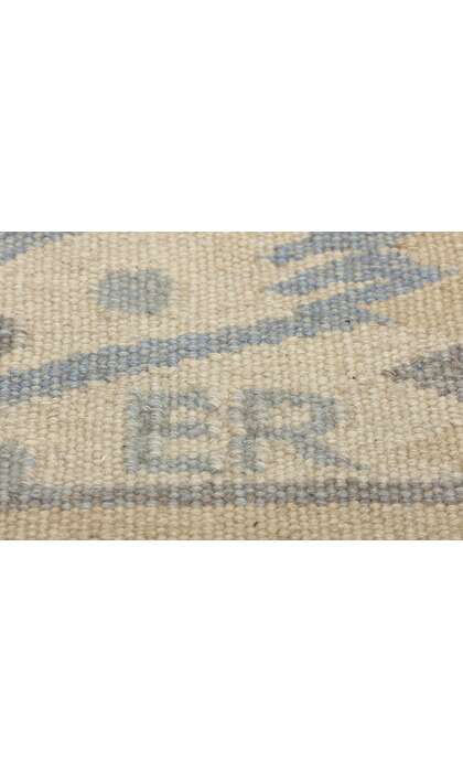 9 x 12 Scandinavian Modern Swedish Inspired Kilim Rug 31110