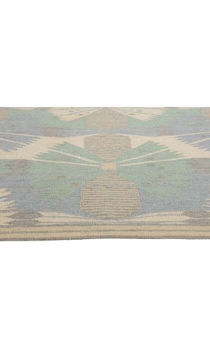 9 x 12 Scandinavian Modern Swedish Inspired Kilim Rug 31110