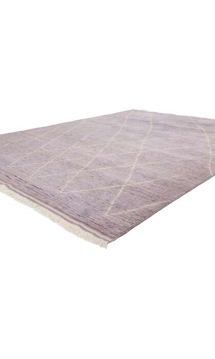 8 x 10 Lavender Mirage Modern Boho Moroccan Rug 31209