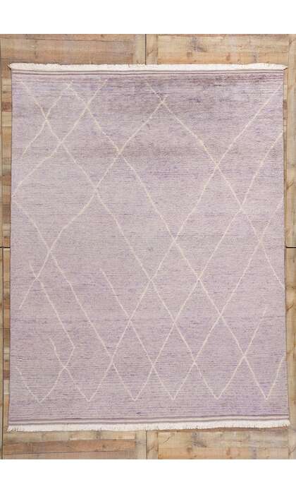 8 x 10 Lavender Mirage Modern Boho Moroccan Rug 31209
