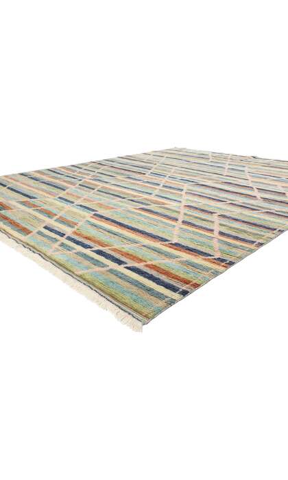 9 x 12 Prismatic Pathways Modern Moroccan Rug 31247