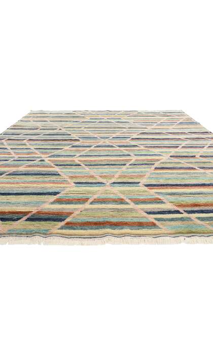 9 x 12 Prismatic Pathways Modern Moroccan Rug 31247