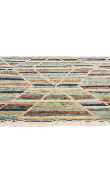 9 x 12 Prismatic Pathways Modern Moroccan Rug 31247