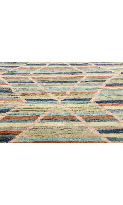 9 x 12 Prismatic Pathways Modern Moroccan Rug 31247