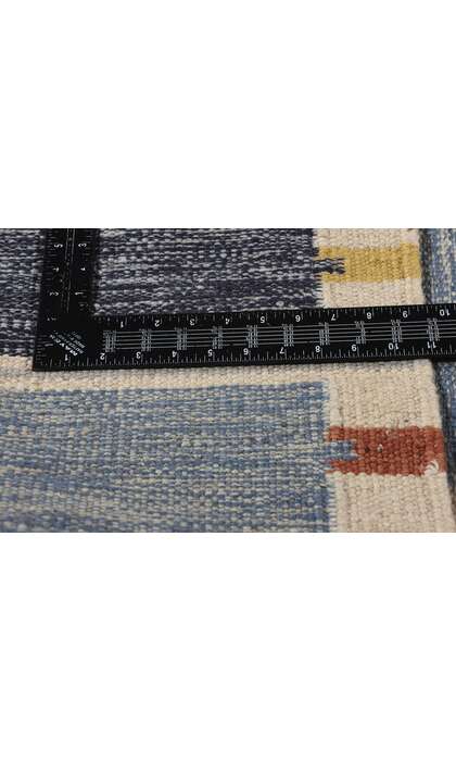 10 x 14 Scandinavian Modern Swedish Inspired Kilim Rug 31123