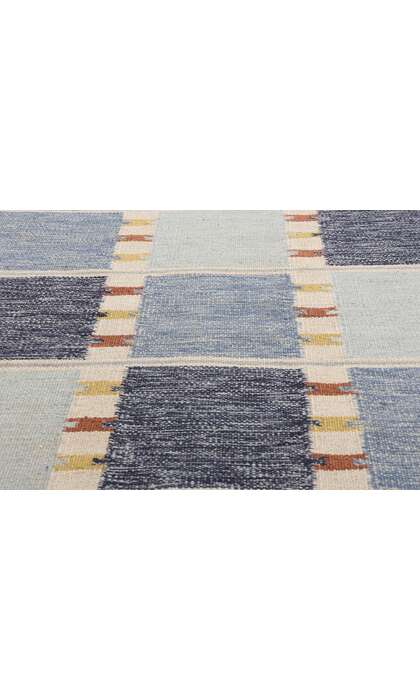 9 x 12 Scandinavian Modern Swedish Inspired Kilim Rug 31124