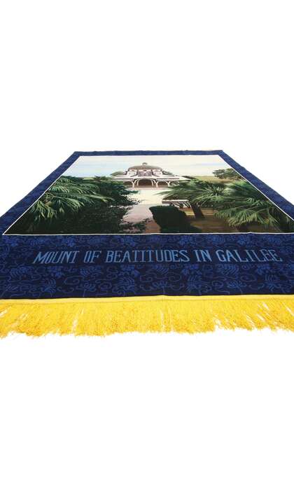 8 x 11 Vintage Chinese Pictorial Rug 74929