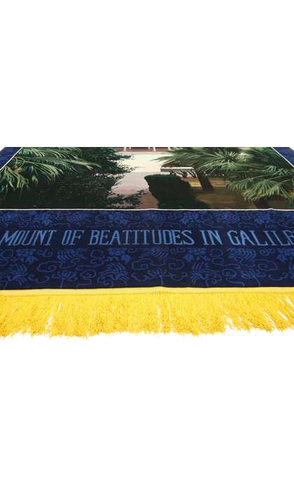 8 x 11 Vintage Chinese Pictorial Rug 74929