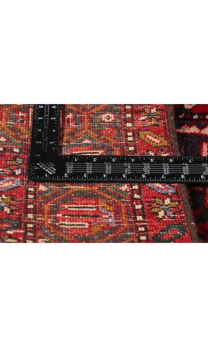 3 x 14 Vintage Persian Heriz Rug Runner 78917