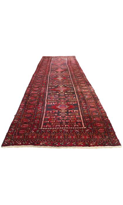 3 x 14 Vintage Persian Heriz Rug Runner 78917