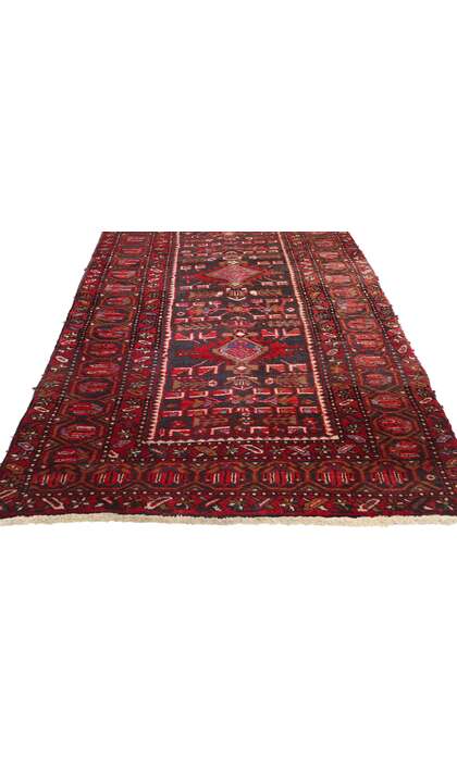3 x 14 Vintage Persian Heriz Rug Runner 78917