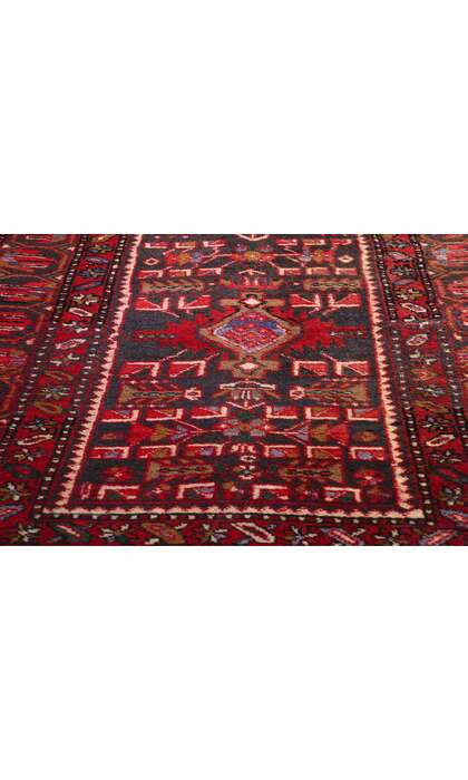 3 x 14 Vintage Persian Heriz Rug Runner 78917