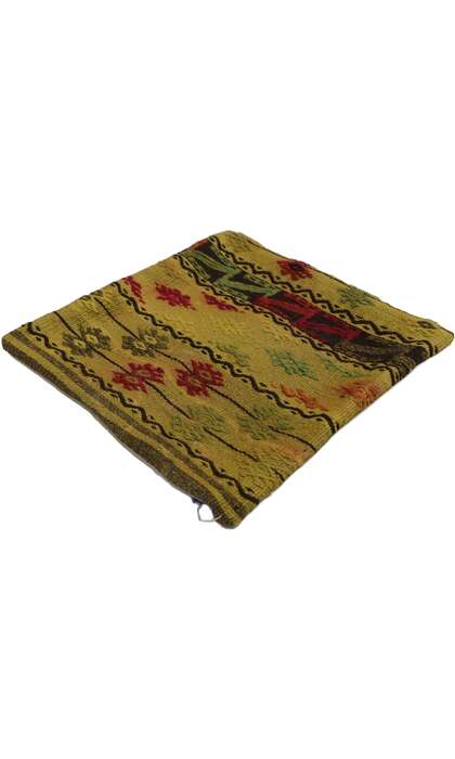 1 x 1 Vintage Turkish Kilim Rug Pillow Cover 53635