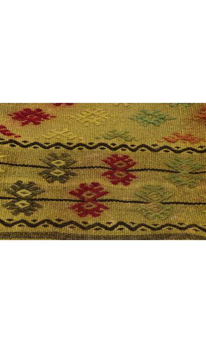 1 x 1 Vintage Turkish Kilim Rug Pillow Cover 53635