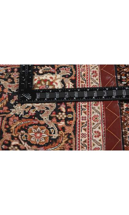 8 x 11 Vintage Persian Mahi Tabriz Rug 78913