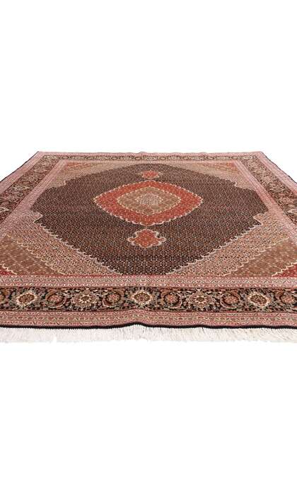 8 x 11 Vintage Persian Mahi Tabriz Rug 78913