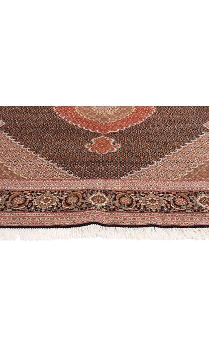 8 x 11 Vintage Persian Mahi Tabriz Rug 78913