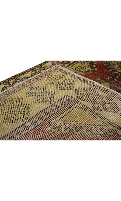 4 x 9 Vintage Turkish Oushak Rug 52413