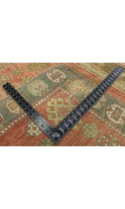 4 x 15 Vintage Turkish Oushak Rug Runner 52770