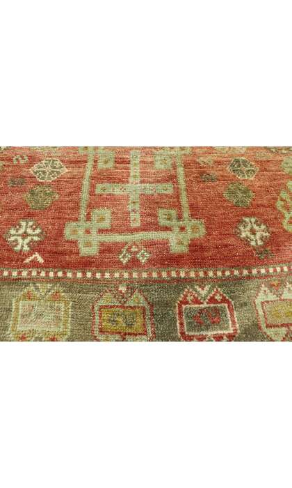 4 x 15 Vintage Turkish Oushak Rug Runner 52770